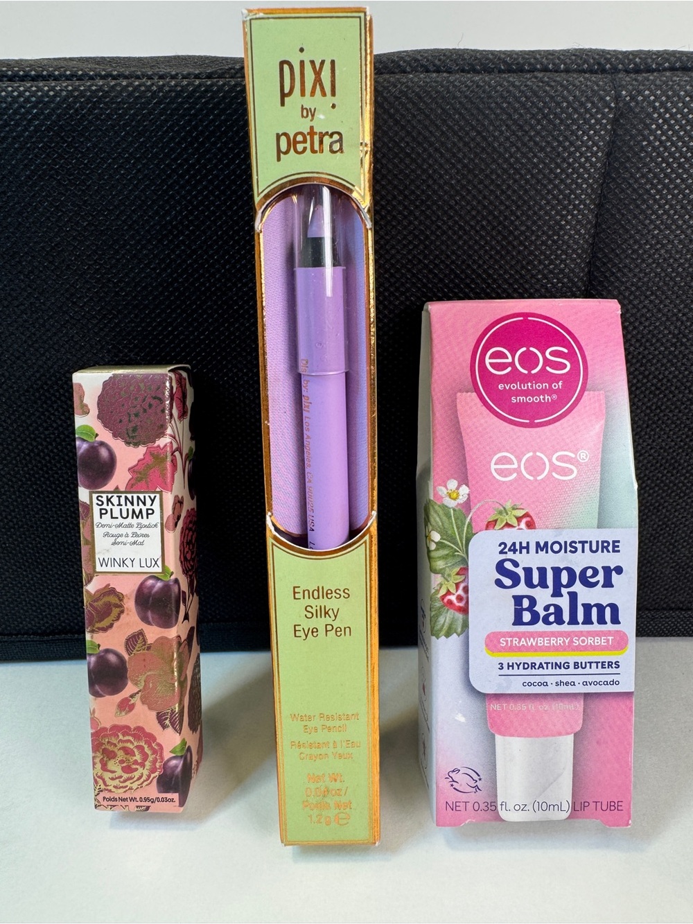 Beauty bundle - 3 piece lot – Winky Lux, Pixi by Petra & eos